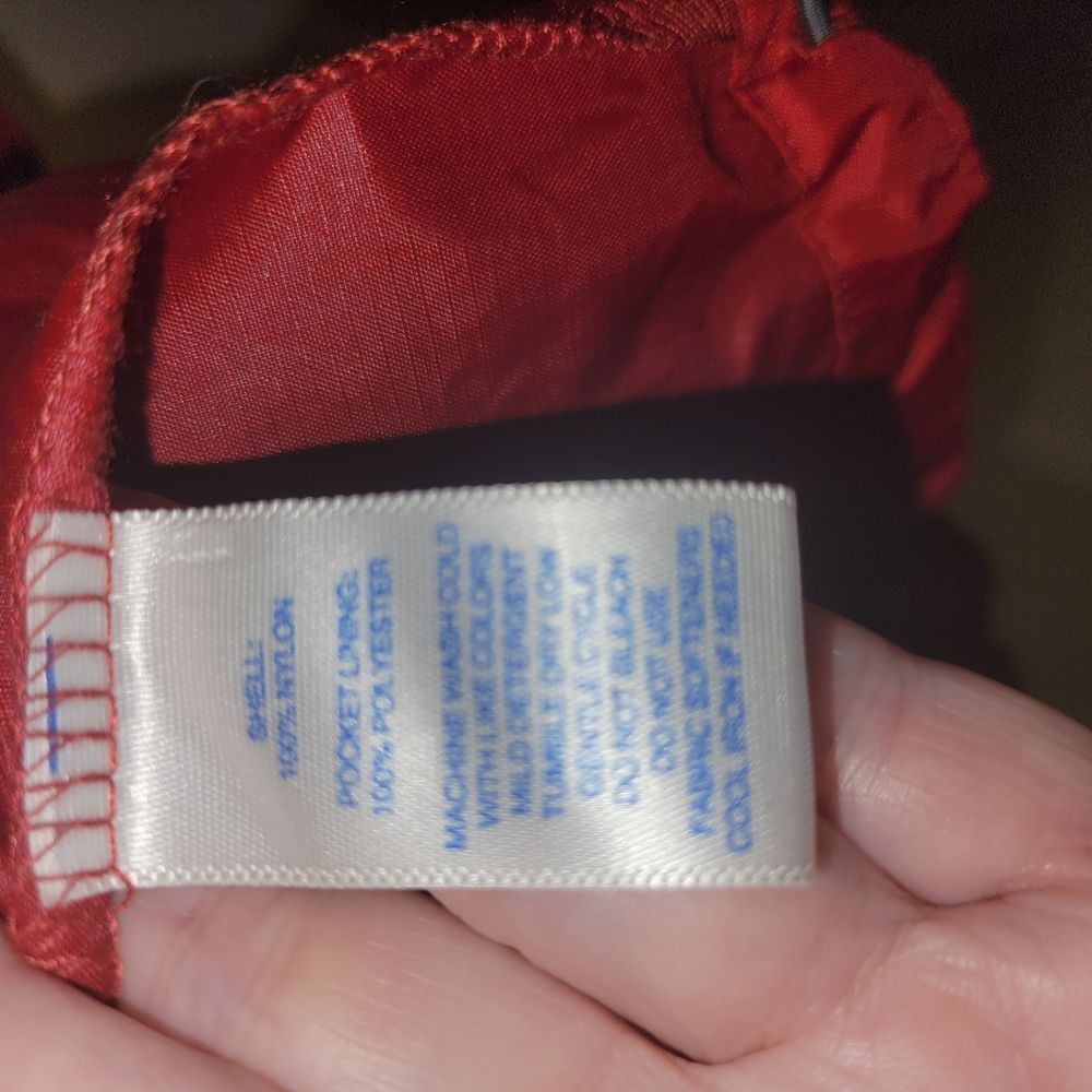 Red Windbreaker Jacket - Picture 6 of 8